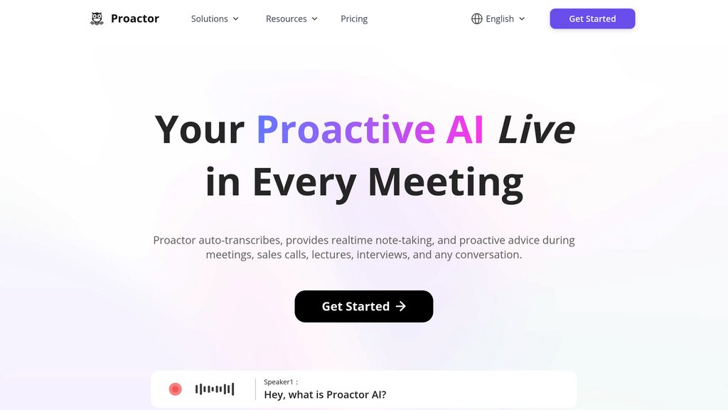 Proactor AI preview