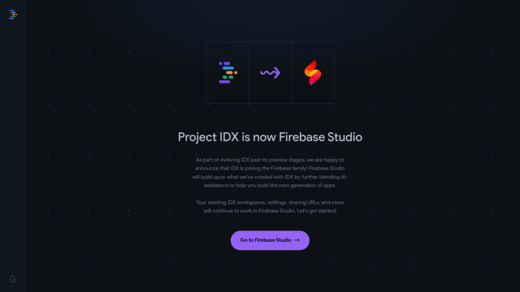 Project IDX preview