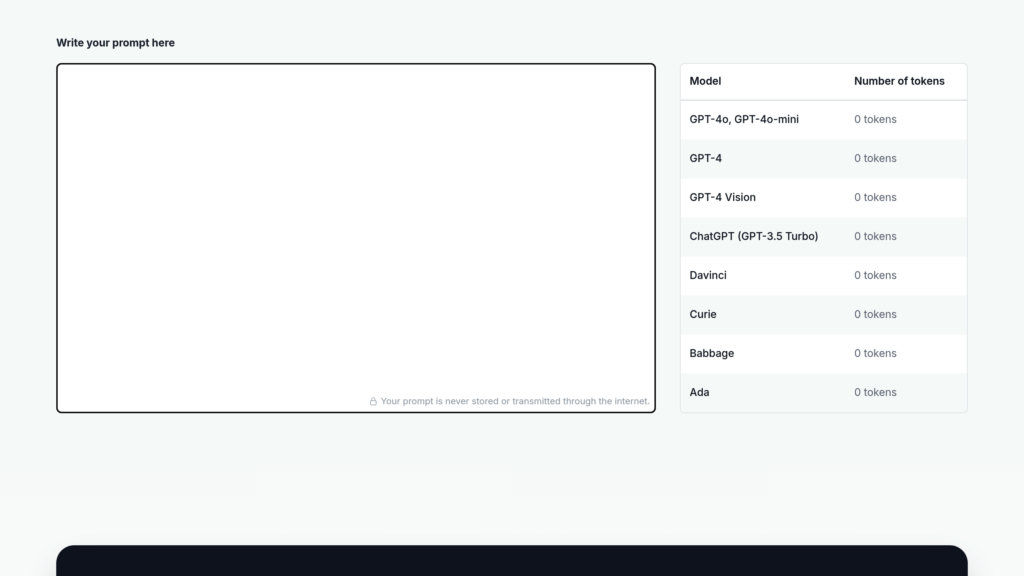 Prompt Token Counter preview