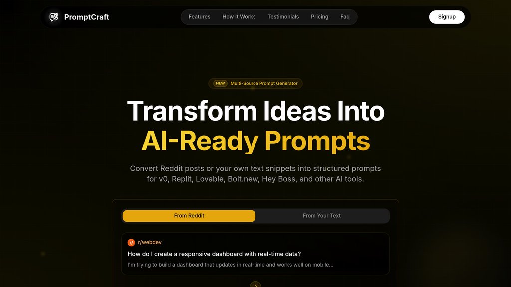 PromptCraft preview