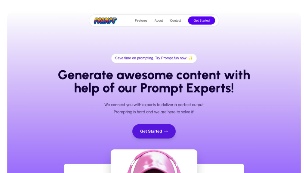 Prompt.fun preview