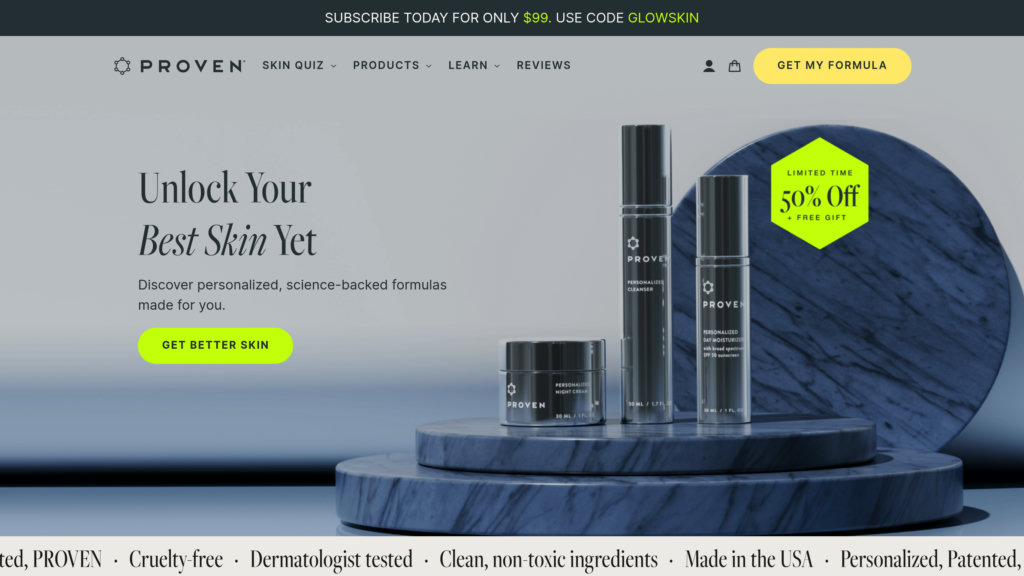 PROVEN Skincare preview