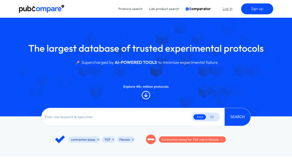PubCompare preview