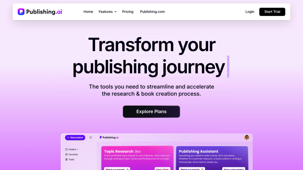 Publishing.ai preview