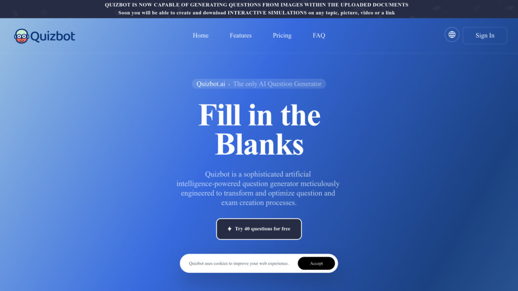Quizbot.ai preview