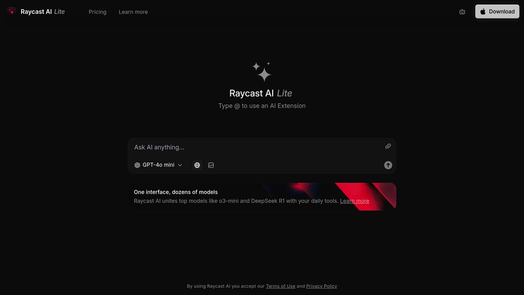 Raycast preview
