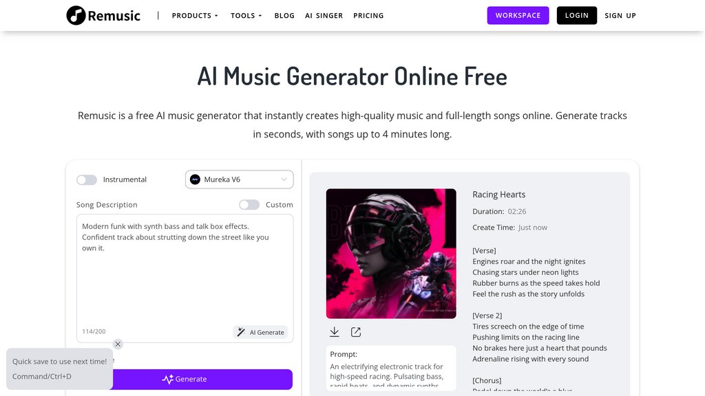 Remusic preview