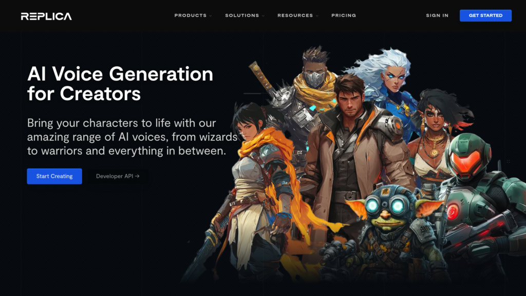 Replica Studios preview