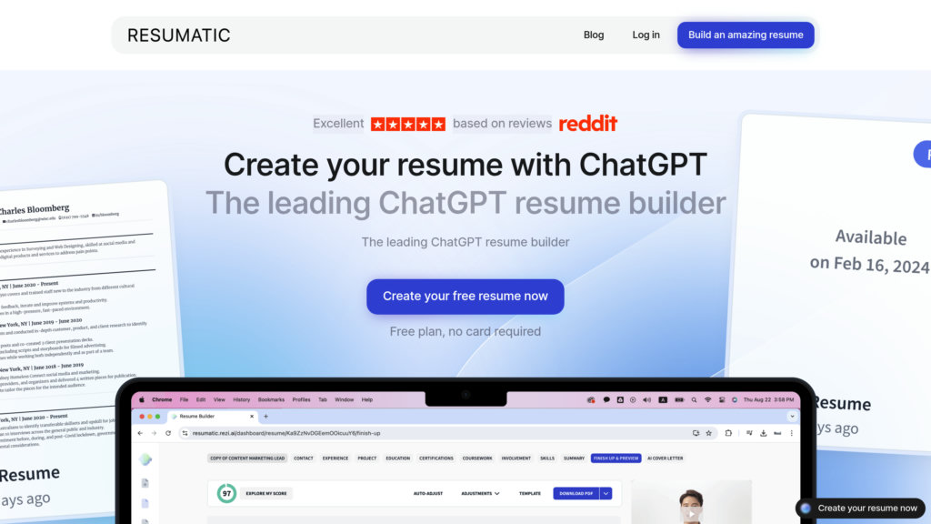 Resumatic preview
