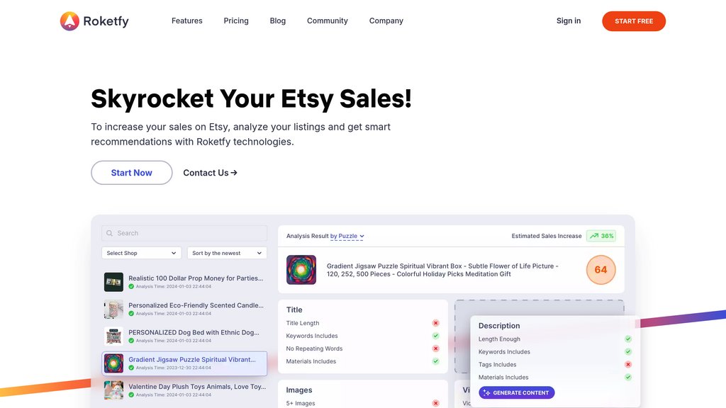 Roketfy preview