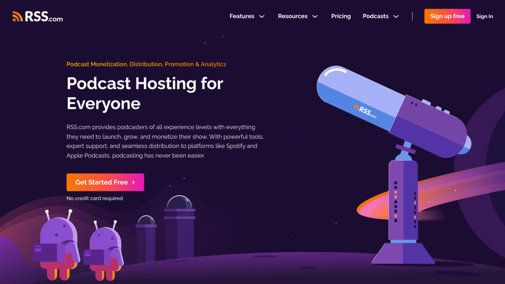 RSS.com preview