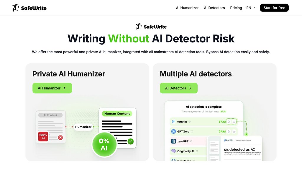 SafeWrite AI preview