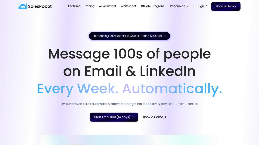 SalesRobot preview