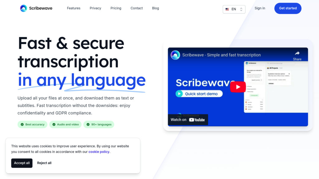 Scribewave preview