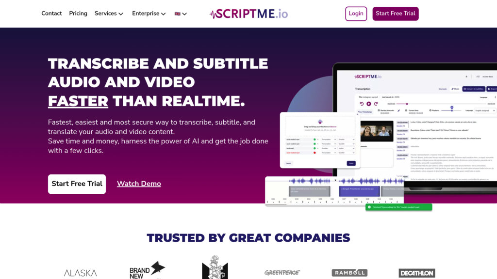 ScriptMe preview