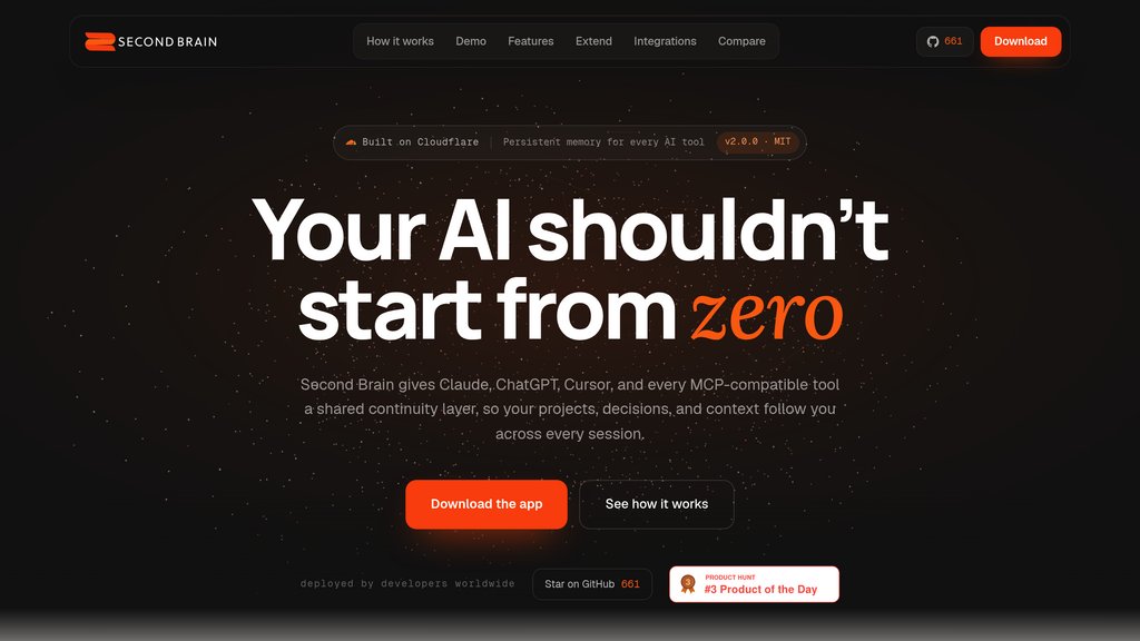 Second Brain preview