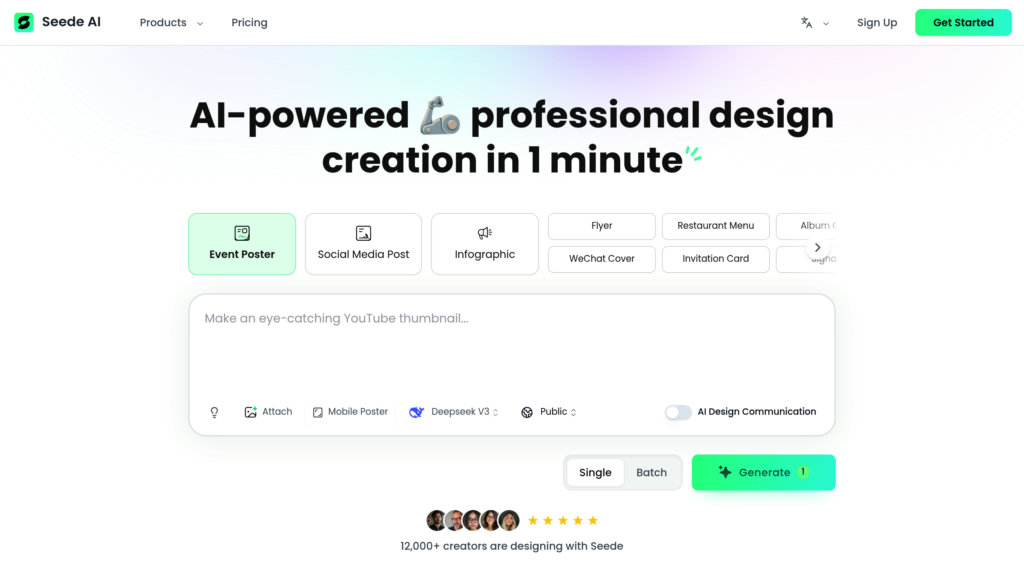 Seede AI preview