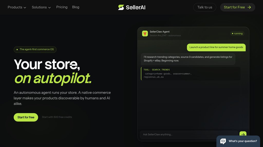 SellerAI preview