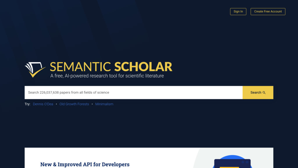 Semantic Scholar preview