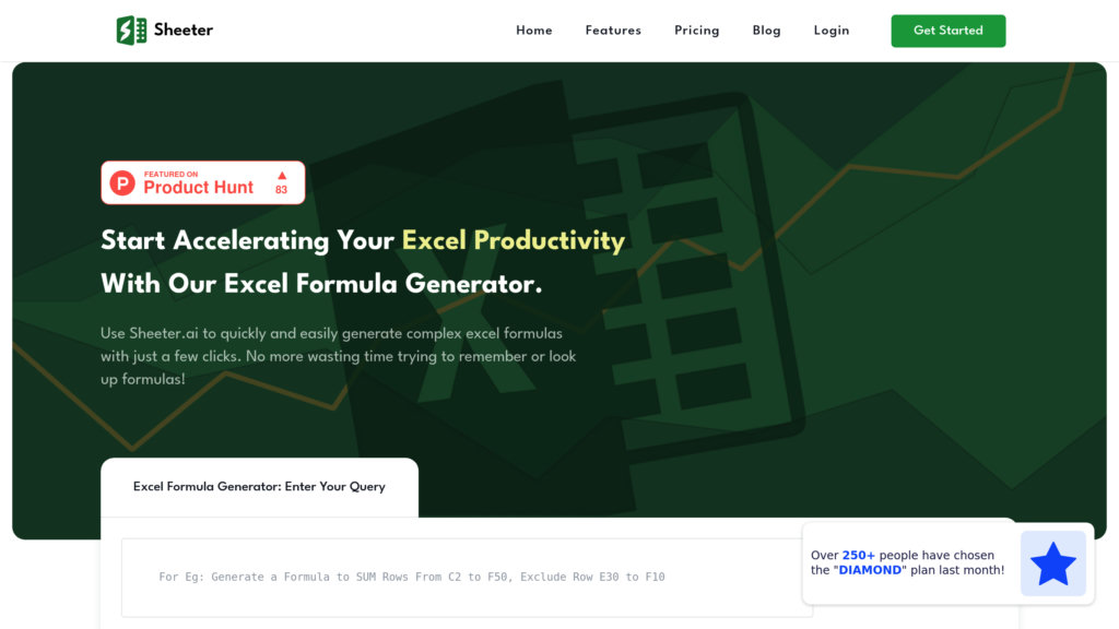 Sheeter.ai preview