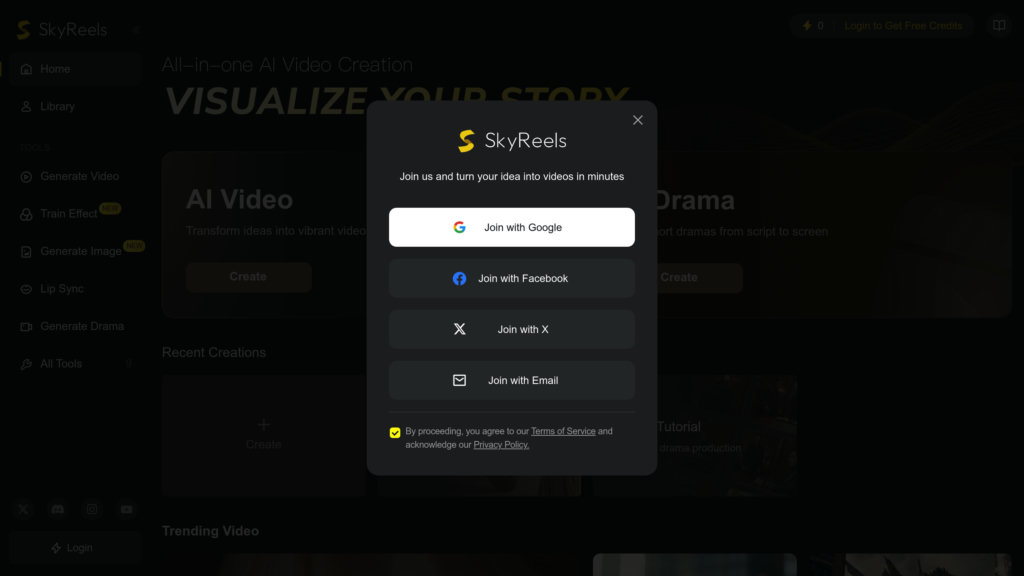 SkyReels AI preview