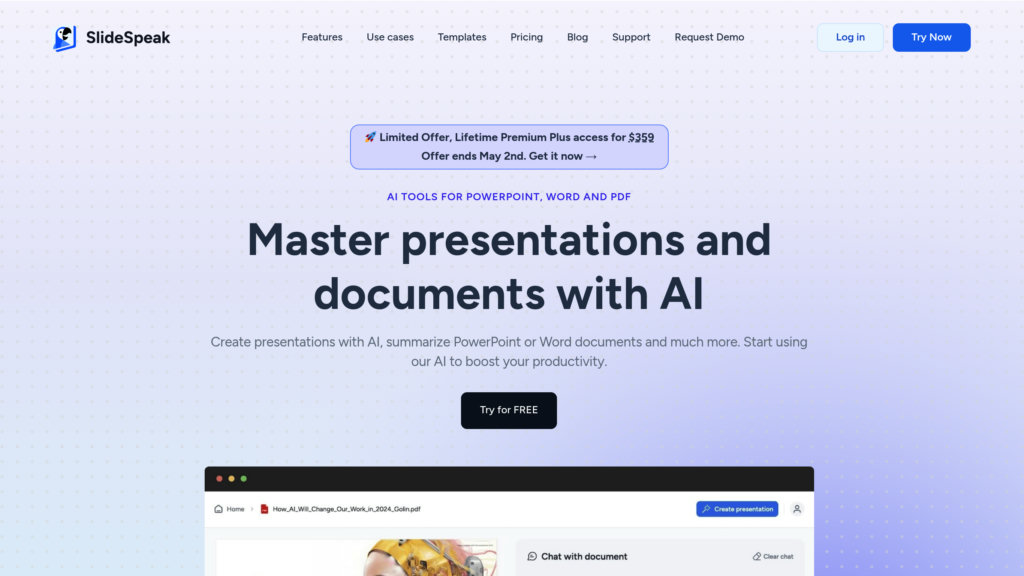 SlideSpeak preview