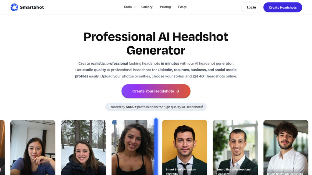 Smartshots AI preview