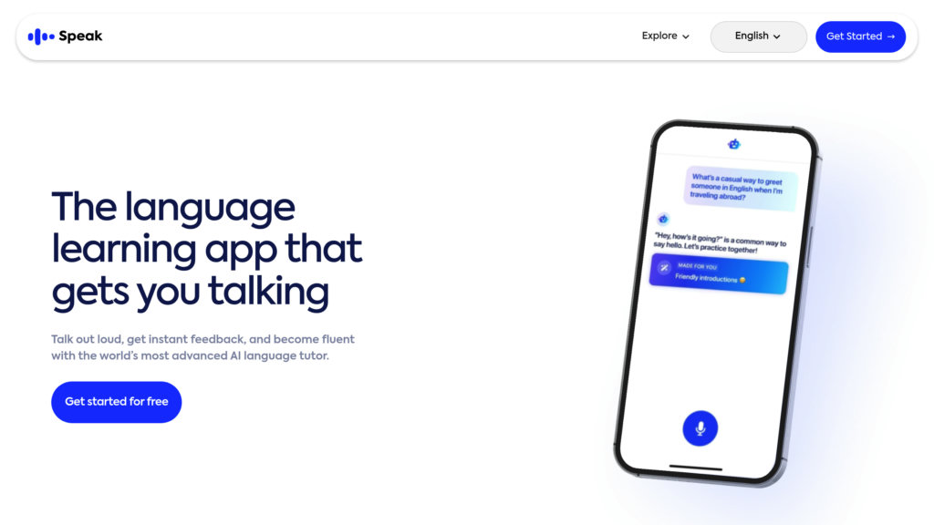 Speak preview