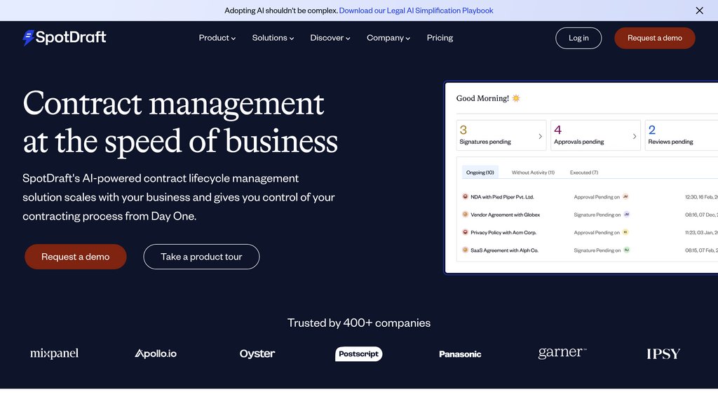 SpotDraft preview