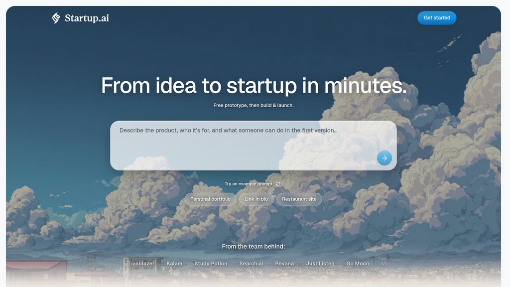 Startup.ai preview