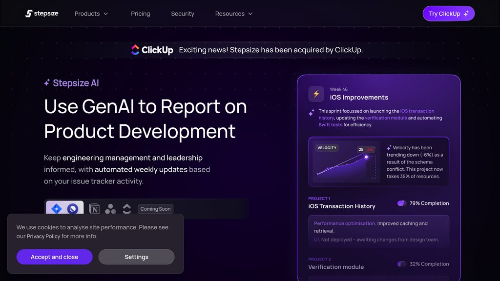 Stepsize AI preview