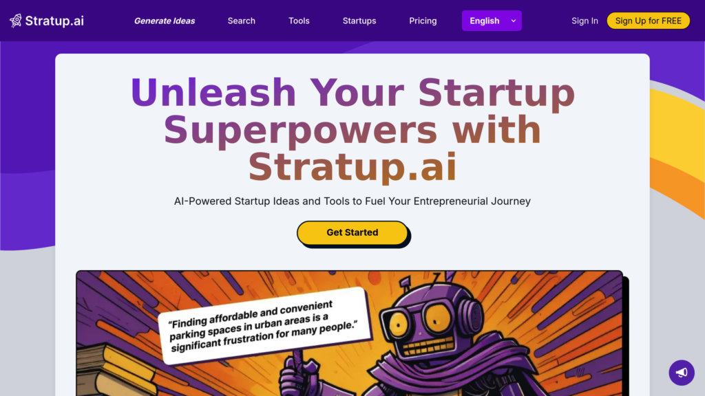 Stratup.ai preview