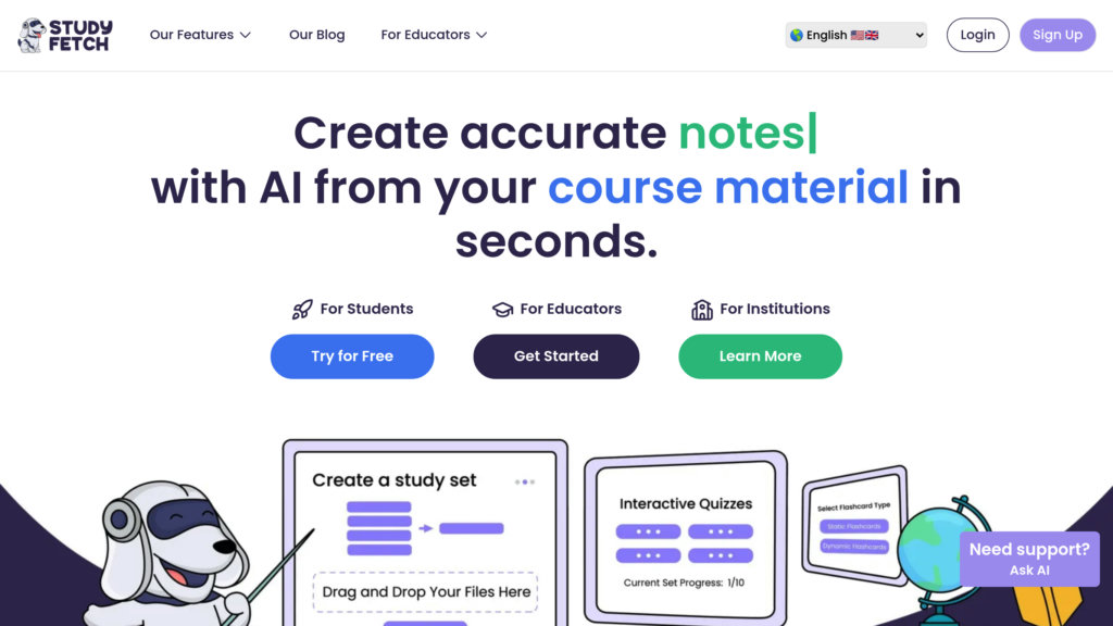 StudyFetch preview