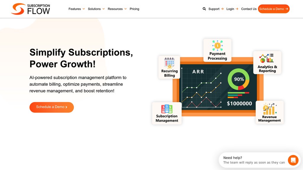 SubscriptionFlow preview