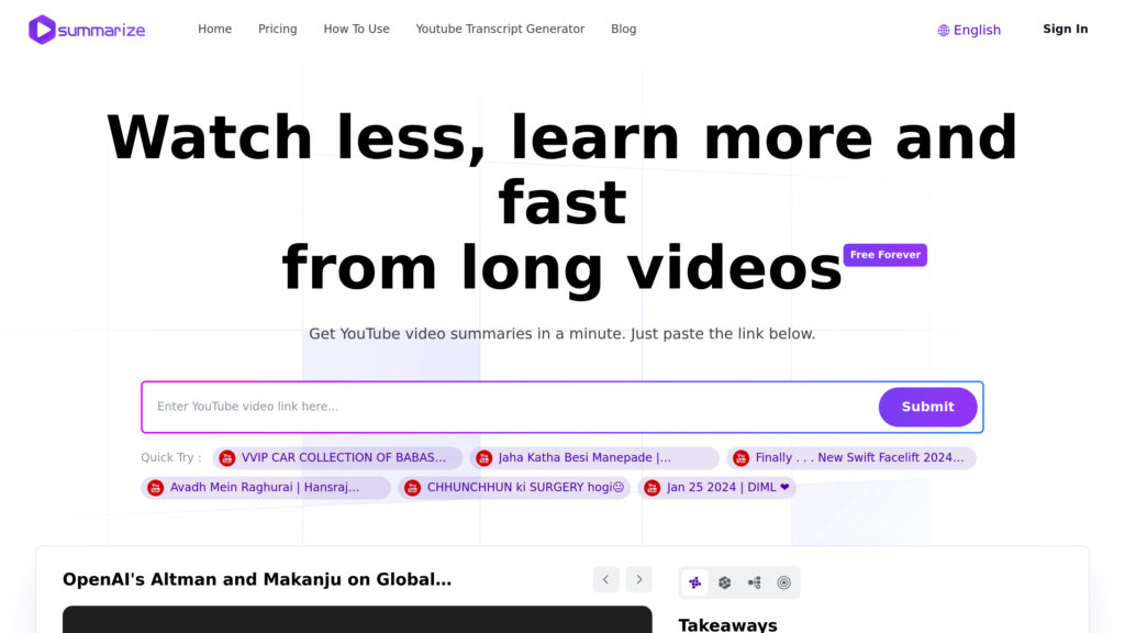 Summarize.ing preview