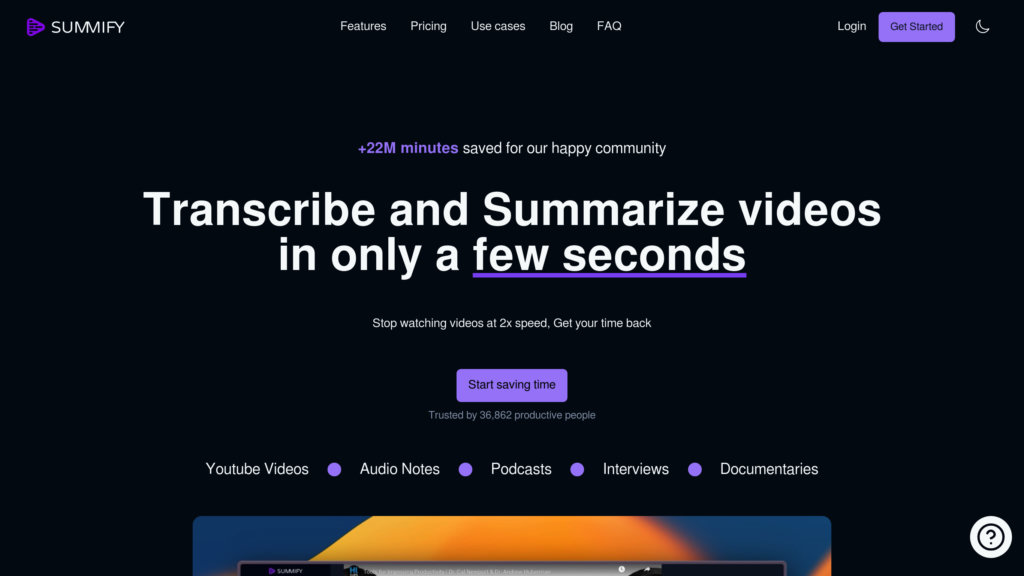 Summify preview