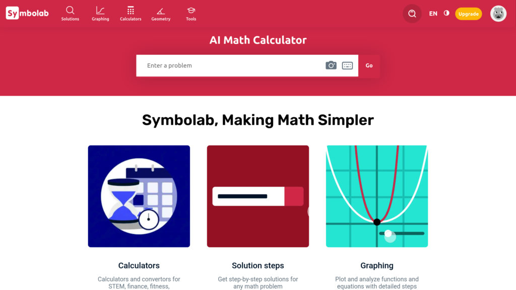 Symbolab preview
