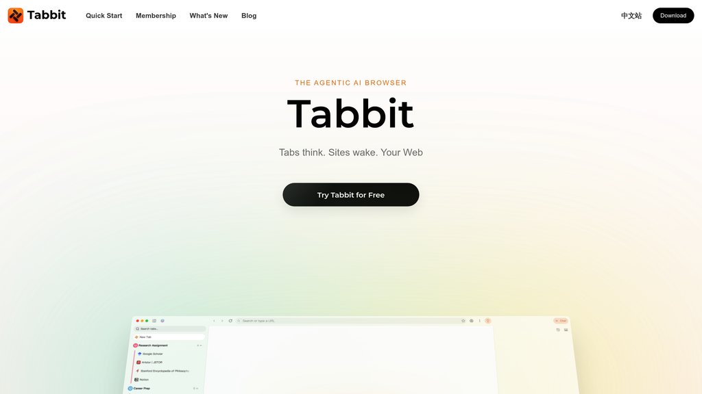 Tabbit Browser preview