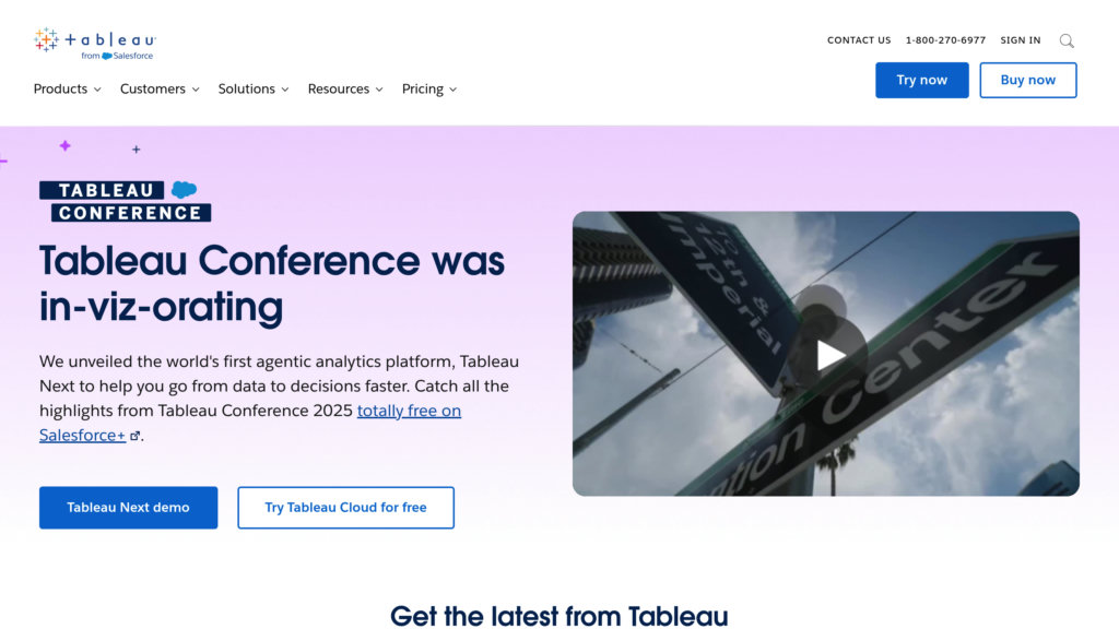 Tableau preview