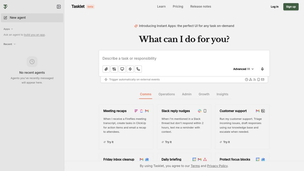 Tasklet preview