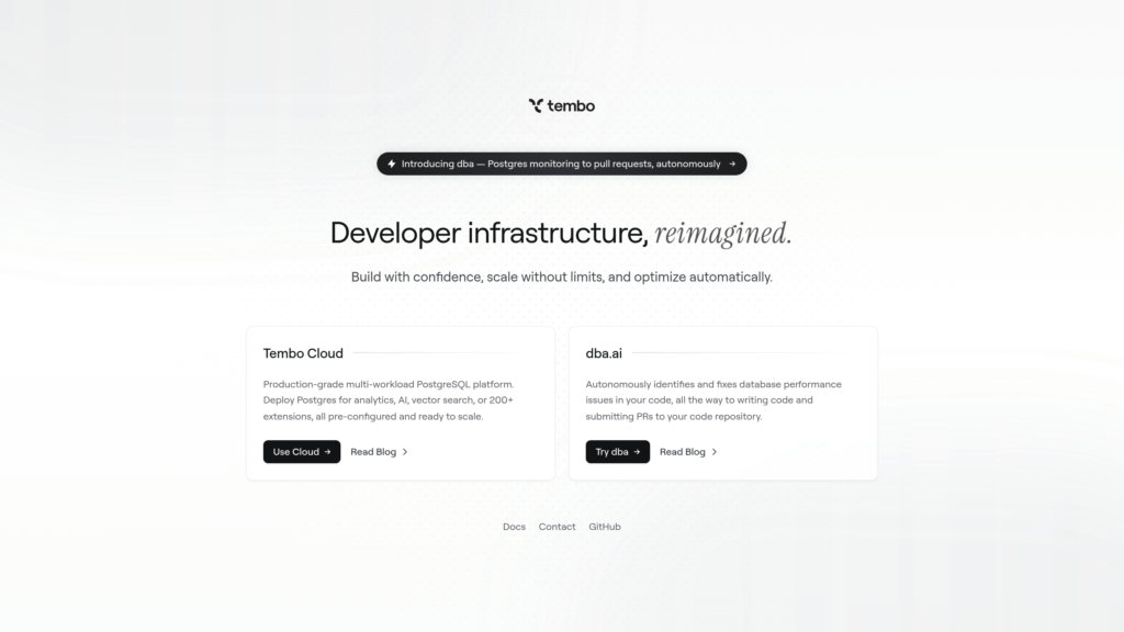 Tembo AI preview