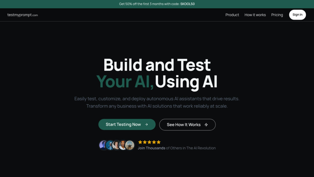 TestMyPrompt preview