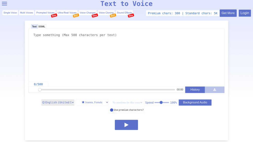Texttovoice.online preview