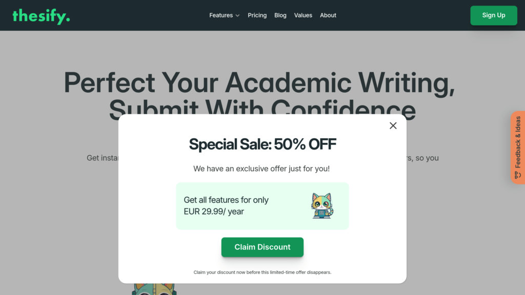 Thesify preview