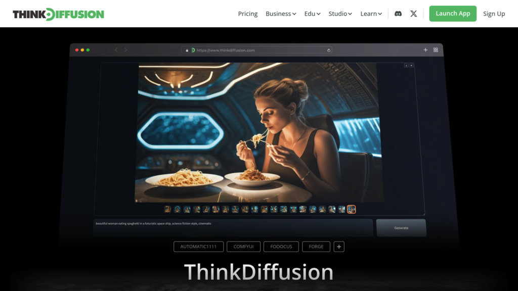 ThinkDiffusion preview