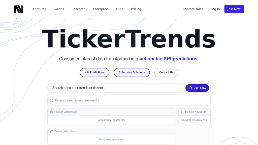 TickerTrends preview