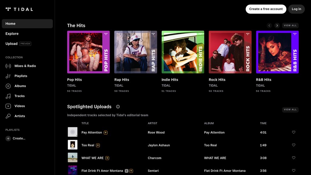 TIDAL preview