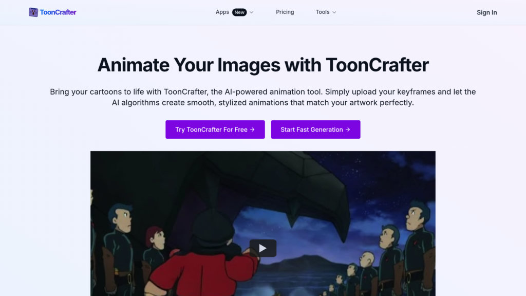 ToonCrafter preview