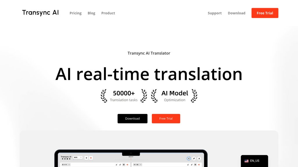 Transync AI preview