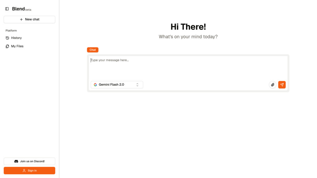 Tryblend AI preview